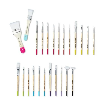24pc Artist Paintbrush Set - Mondo Llama™