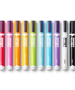 10ct Erasable Chalk Paint Markers Chisel Tip - Mondo Llama™