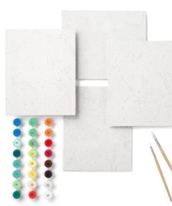 4pk Paint-By-Number Canvas Board Kit Jungle - Mondo Llama™