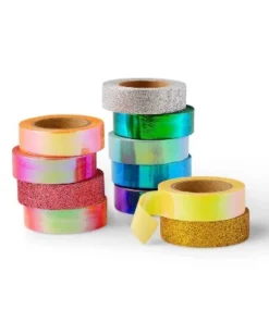 11pk Bright Glitter Washi Tape - Mondo Llama™