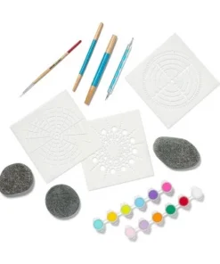 Painting Cobblestone Craft Kit Mandala Dot - Mondo Llama™