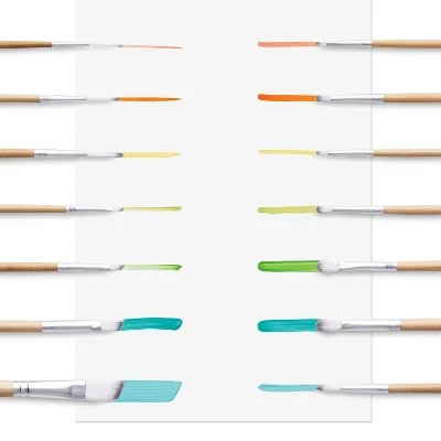 24pc Artist Paintbrush Set - Mondo Llama™ - Image 3