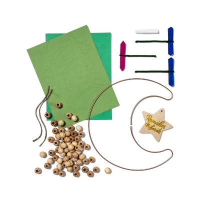 Make-Your-Own Ramadan Beaded Moon Wreath Kit - Mondo Llama™