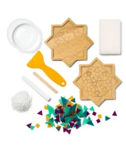 Make-Your-Own Ramadan Mosaic Coasters Kit - Mondo Llama™