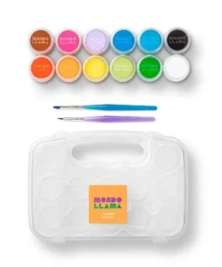 15pc Washable Tempera Paint Set in Plastic Tote - Mondo Llama™
