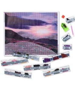 Gem by Number Kit Sunset - Mondo Llama™