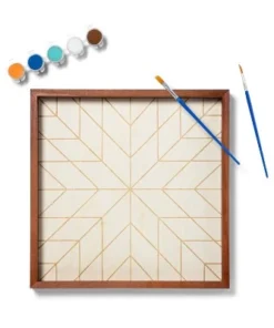 Paint-Your-Own Wood Mosaic Kit - Mondo Llama™