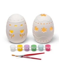 Paint-Your-Own Ceramic Easter Egg Kit White - Mondo Llama™