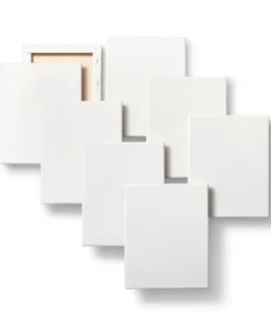 8pk 8"x10" Stretched Canvas White - Mondo Llama™