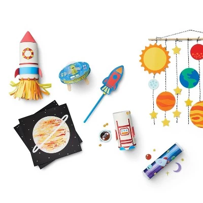 Space STEAM Wood Craft Kit - Mondo Llama™ - Image 3